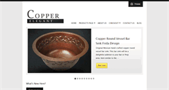 Desktop Screenshot of copperelegant.com
